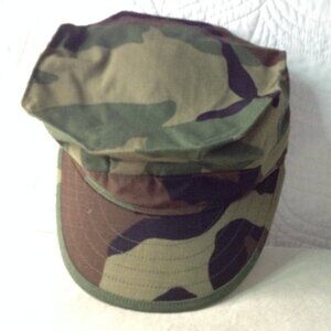 VTG. 2007 Authentic Army Hat, US Military, Camo, Utility Cap (BDU) Skeri Indust.